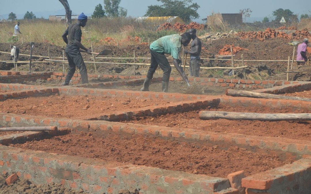 New classroom block under construction